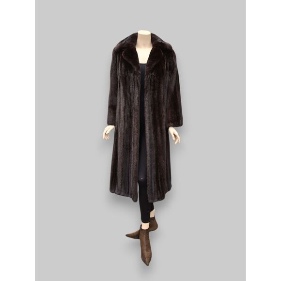 Vintage Ranch Mink Coat (Brown) -Medium - Picture 2 of 9